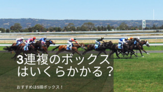 3連複ボックスはいくらかかる?おすすめは5頭ボックス